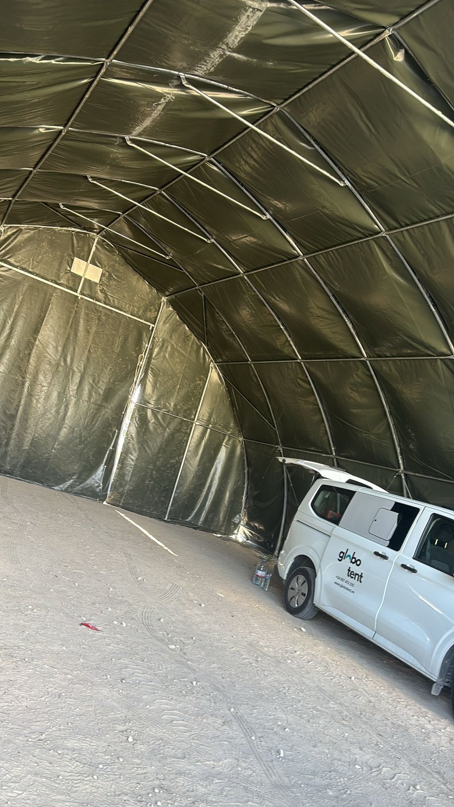 Tenda Agrícola em Almería · Vista interior
