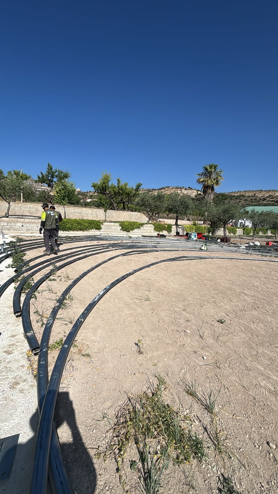 Tenda Agrícola em Almería · Preparação do terreno