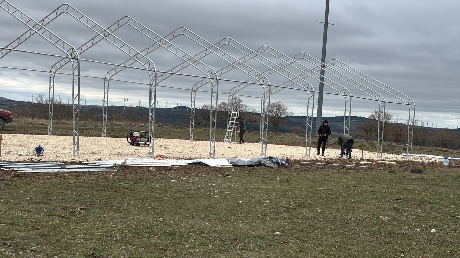 Tenda de Armazenagem em Burgos