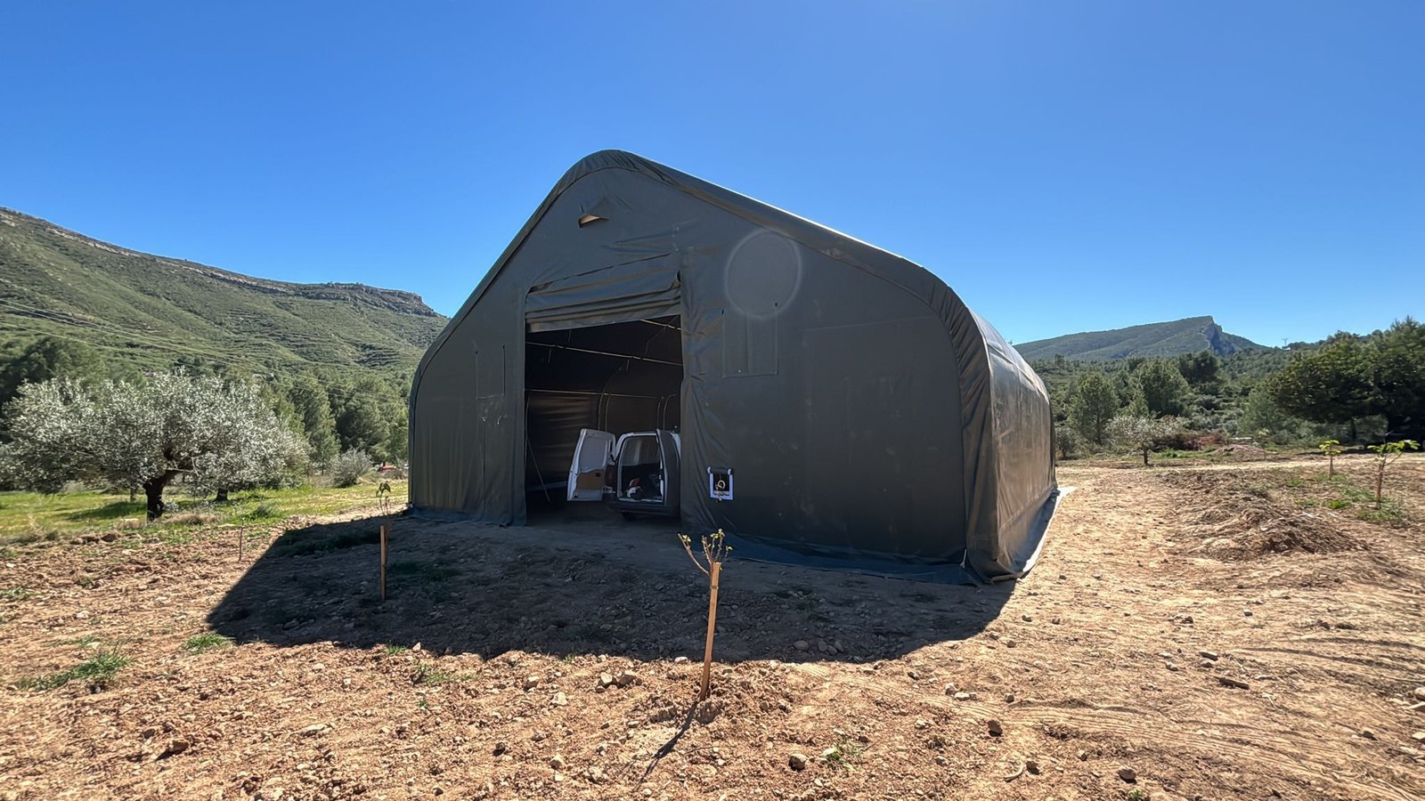 Tenda de Armazenagem em Chulilla