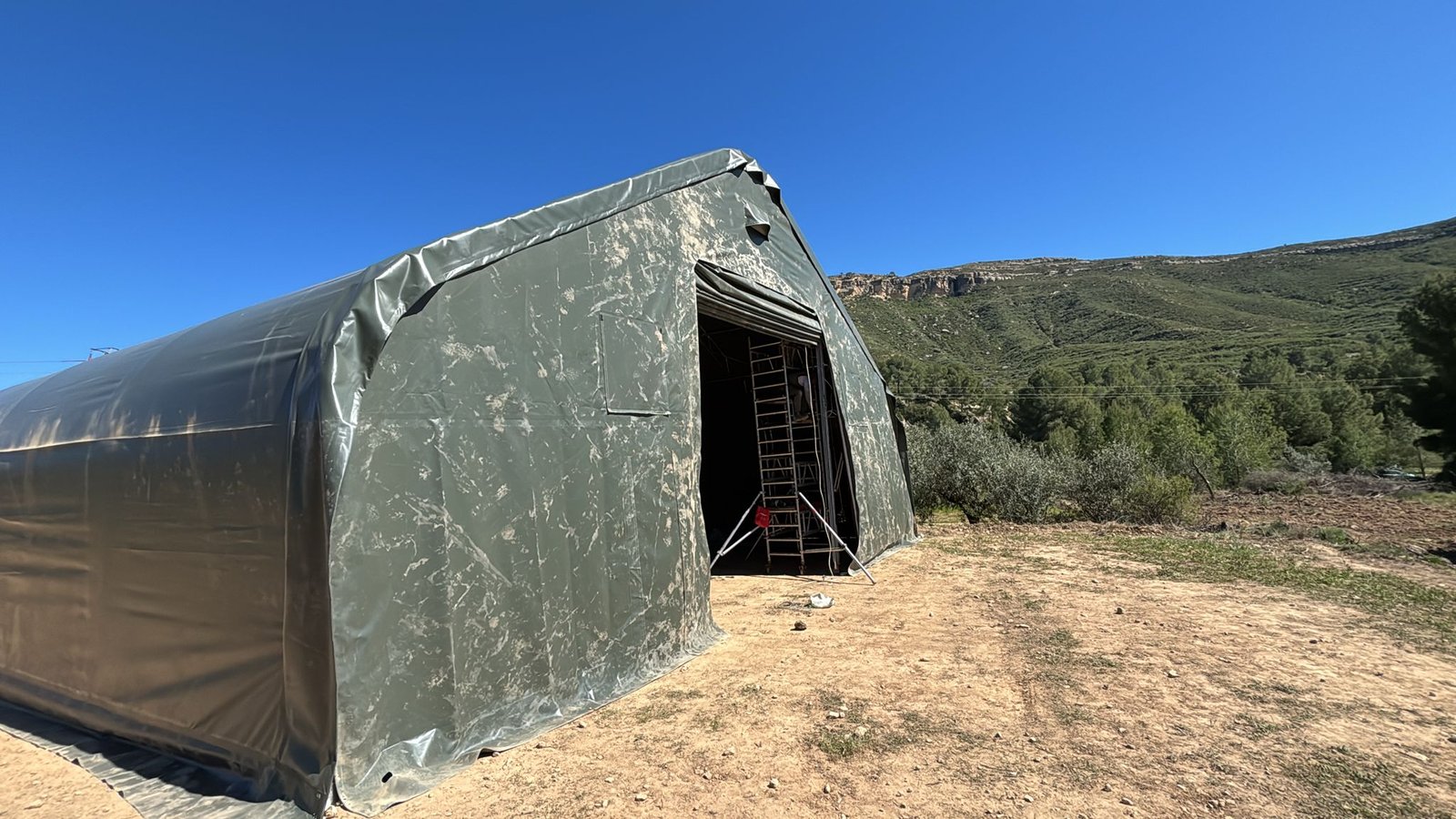 Tenda de Armazenagem em Chulilla