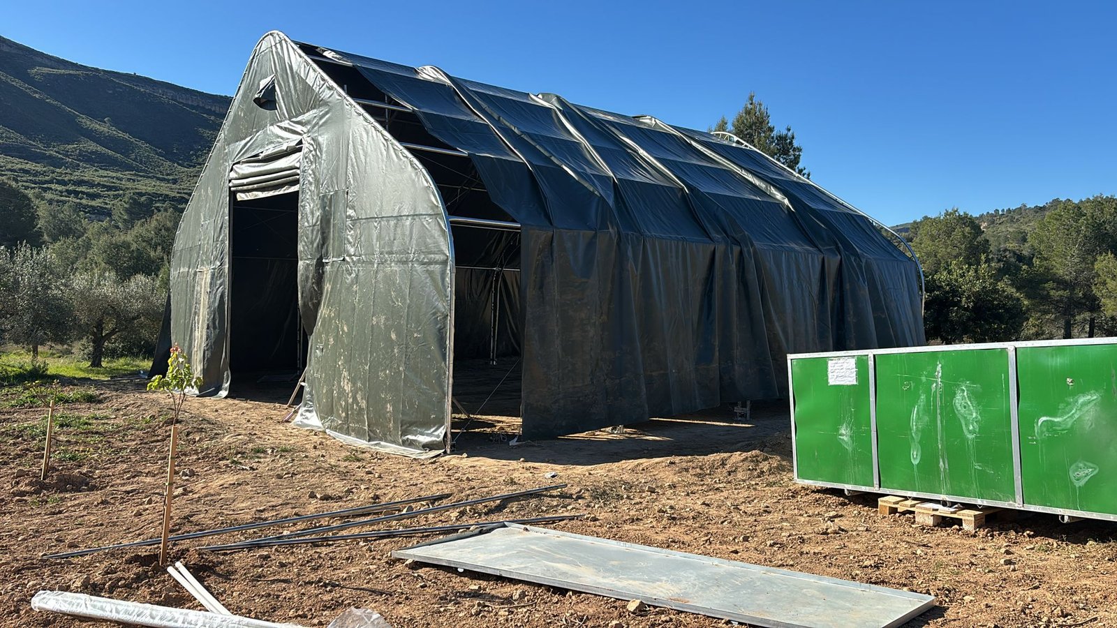 Tenda de Armazenagem em Chulilla