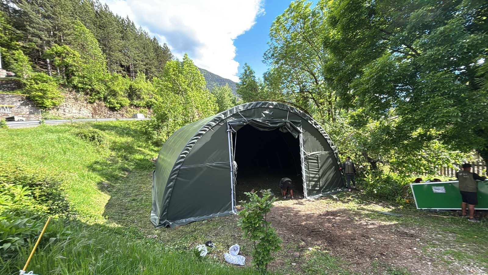 Tenda Agrícola em Huesca