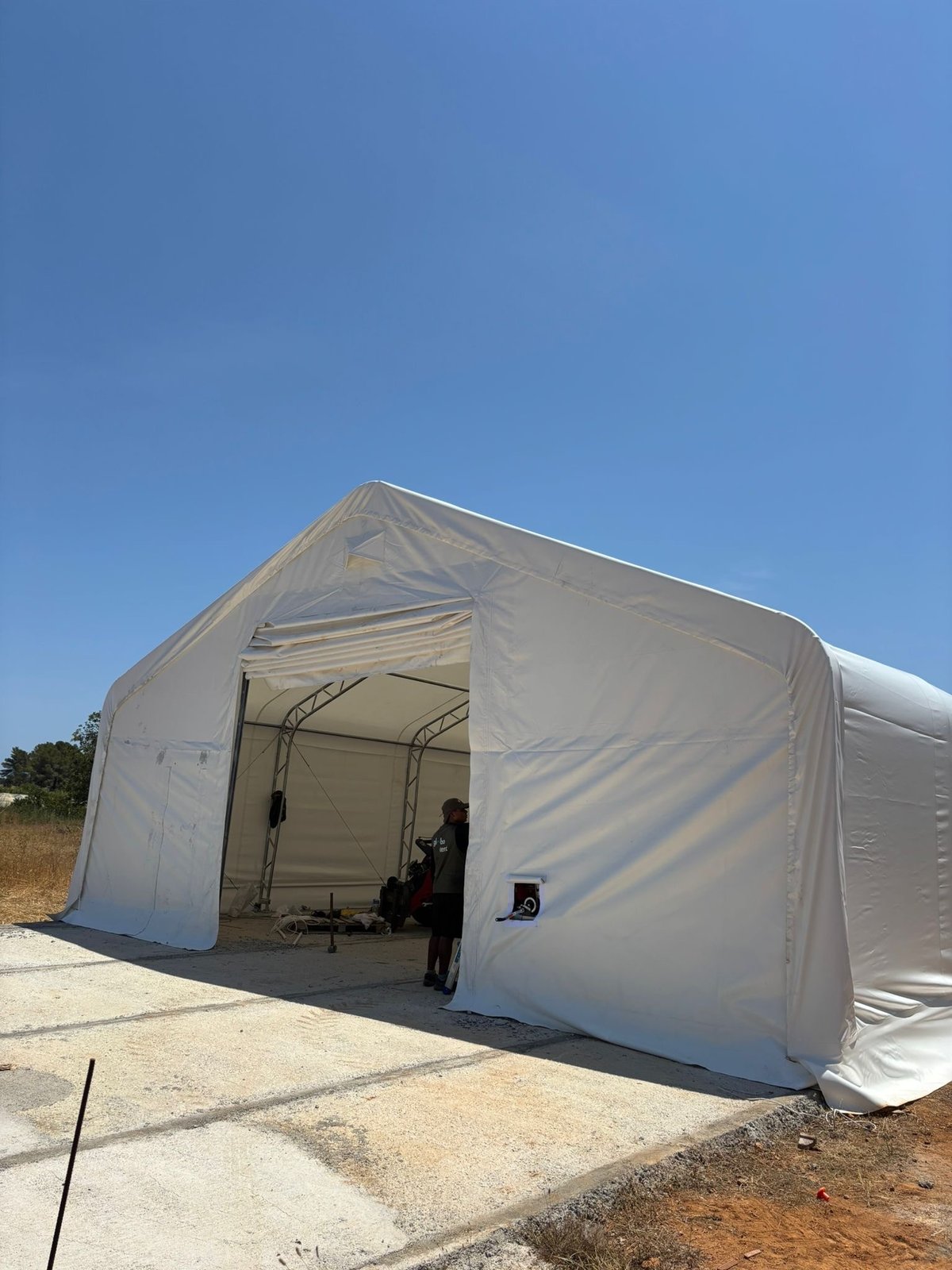 Tenda de Armazenagem em Ibiza