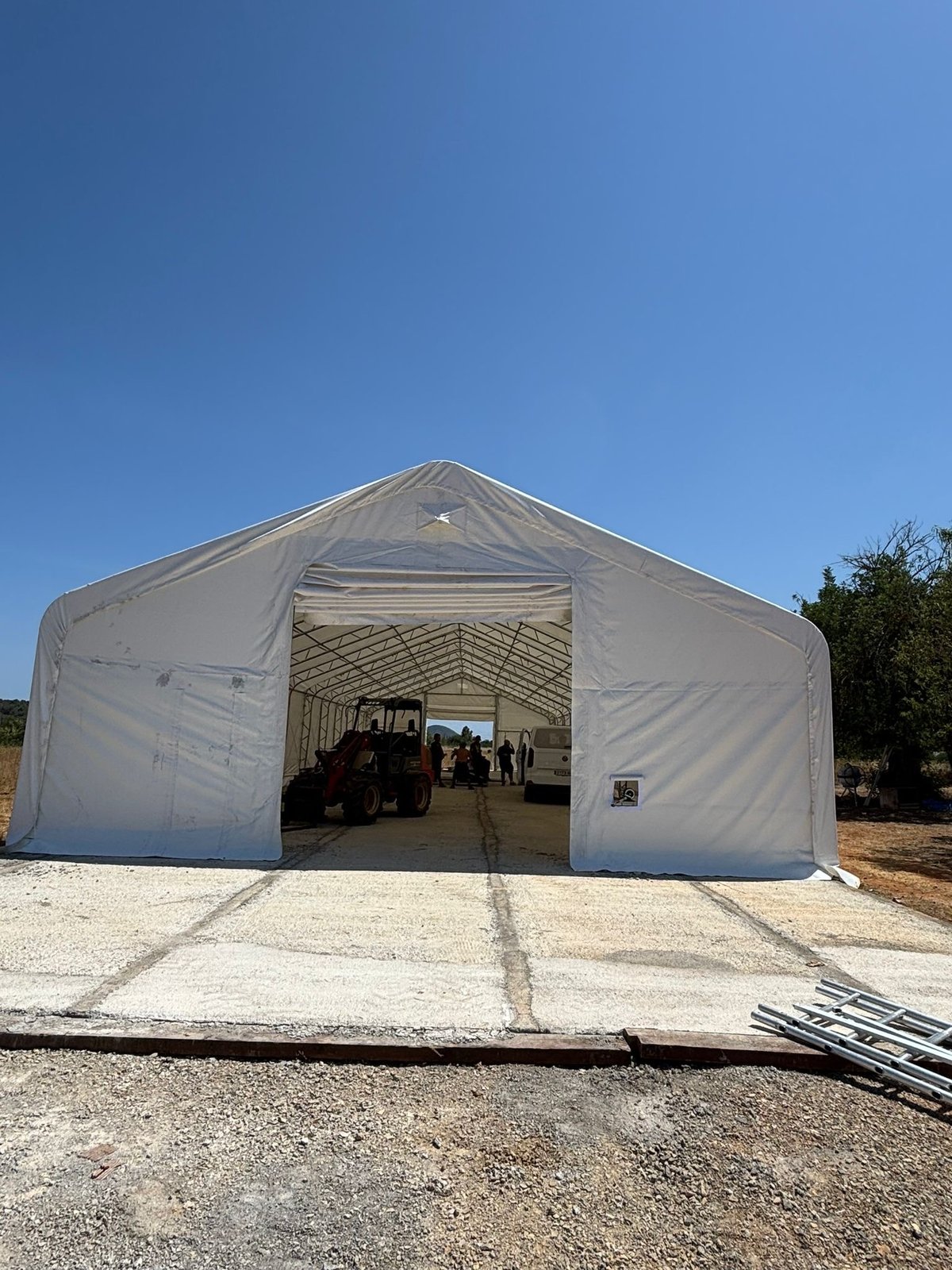 Tenda de Armazenagem em Ibiza