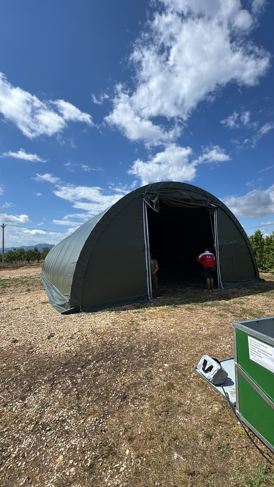 Tenda Agrícola em Mora d'Ebre