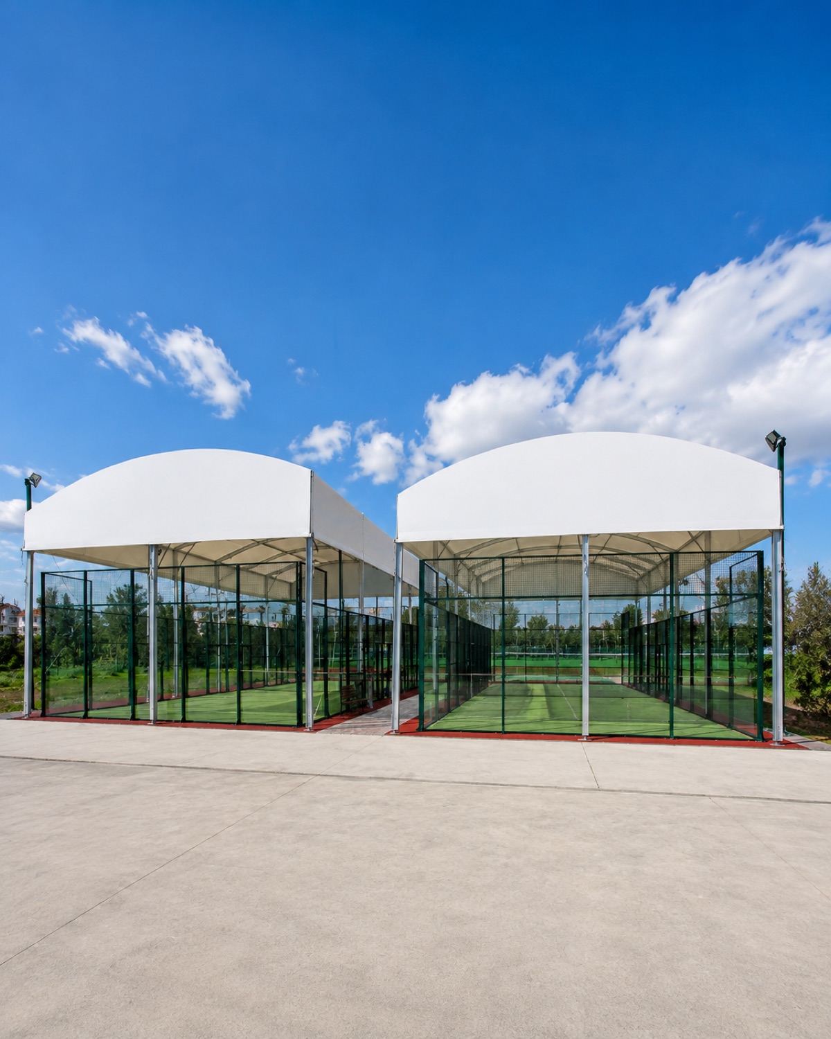 Cobertura para Pickleball 20 × 18 × 6 m