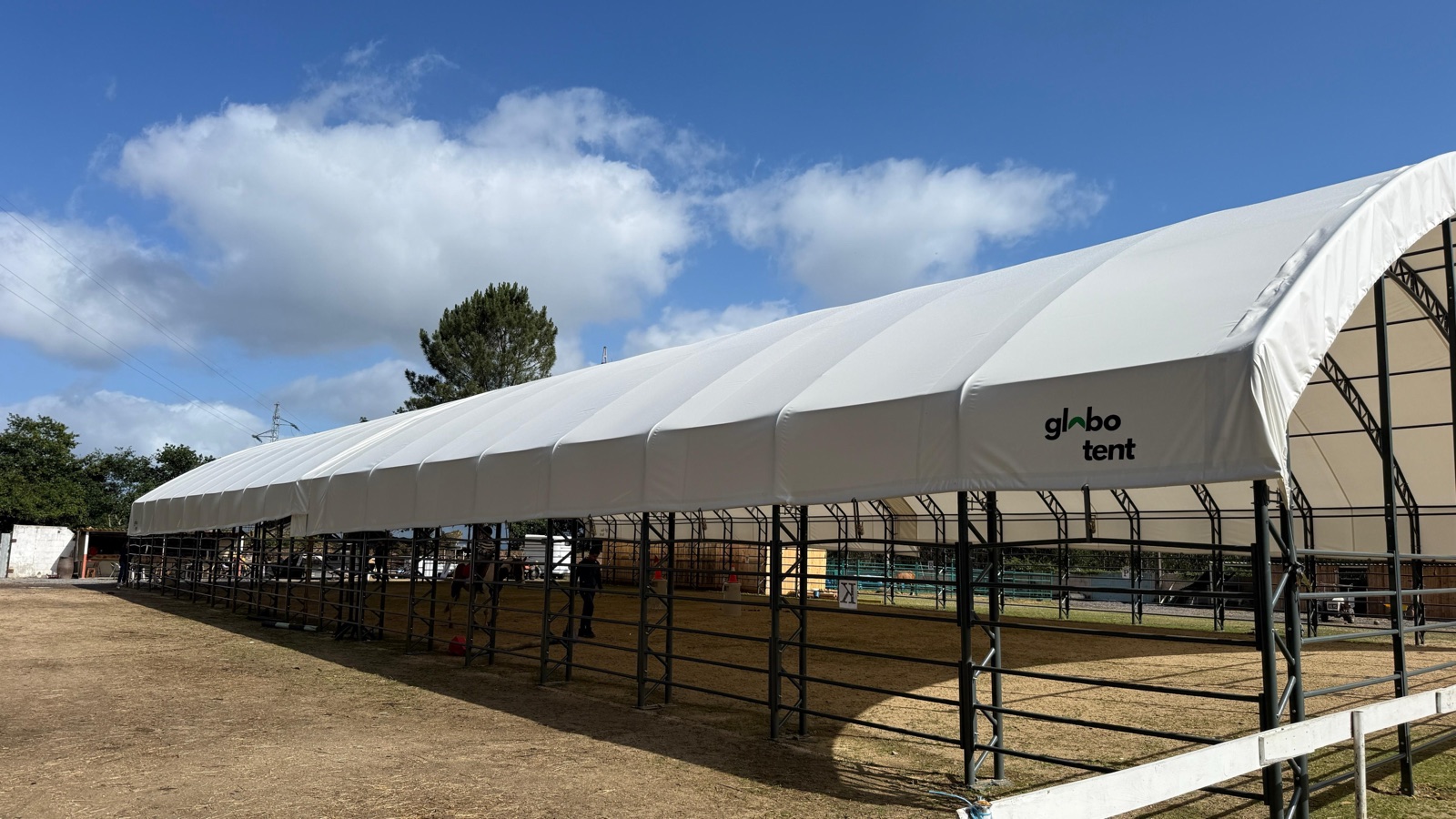 Cobertura para Picadeiro 20 × 40 × 6,5 m