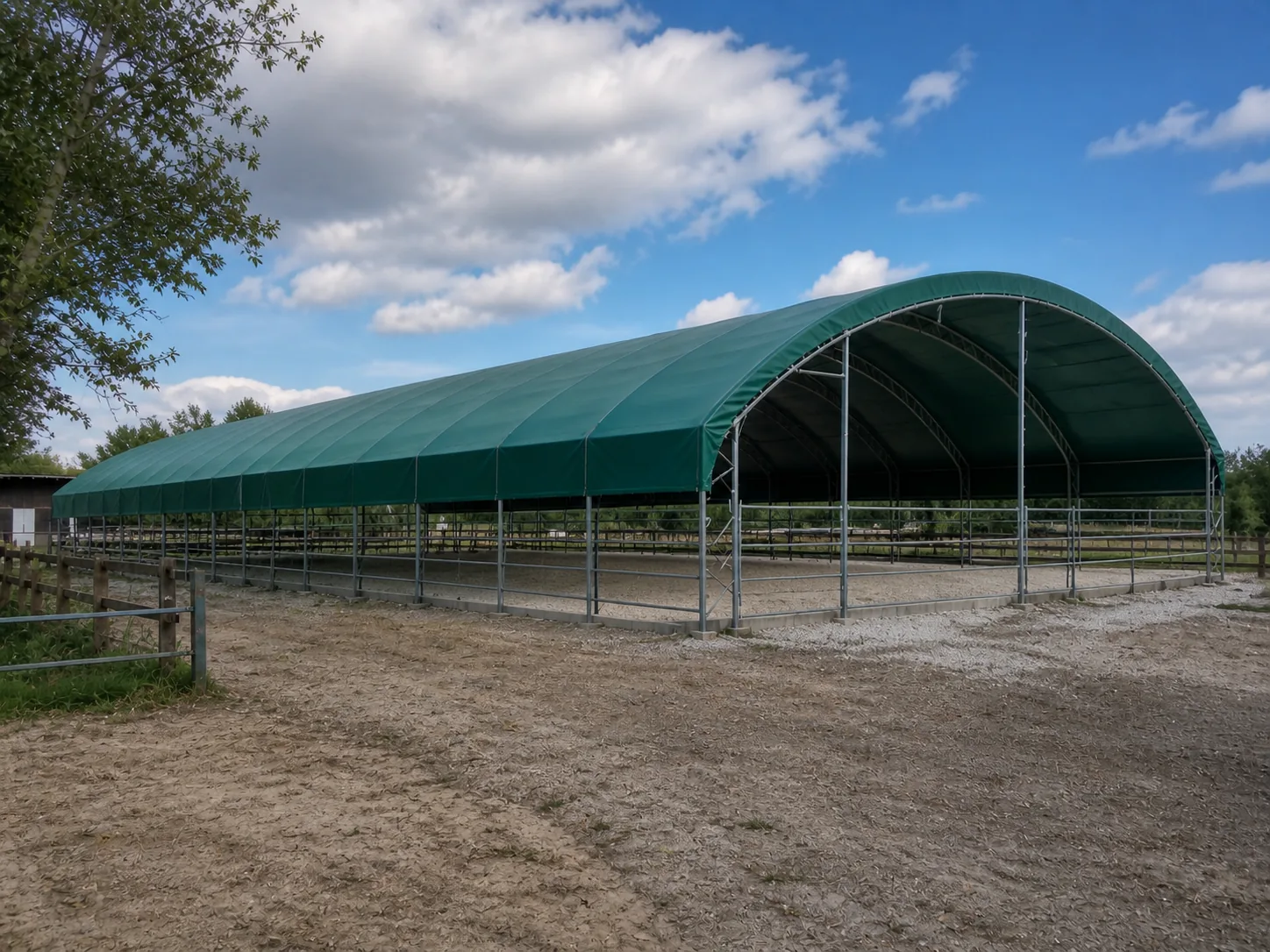 Cobertura para Picadeiro 20 × 40 × 6,5 m