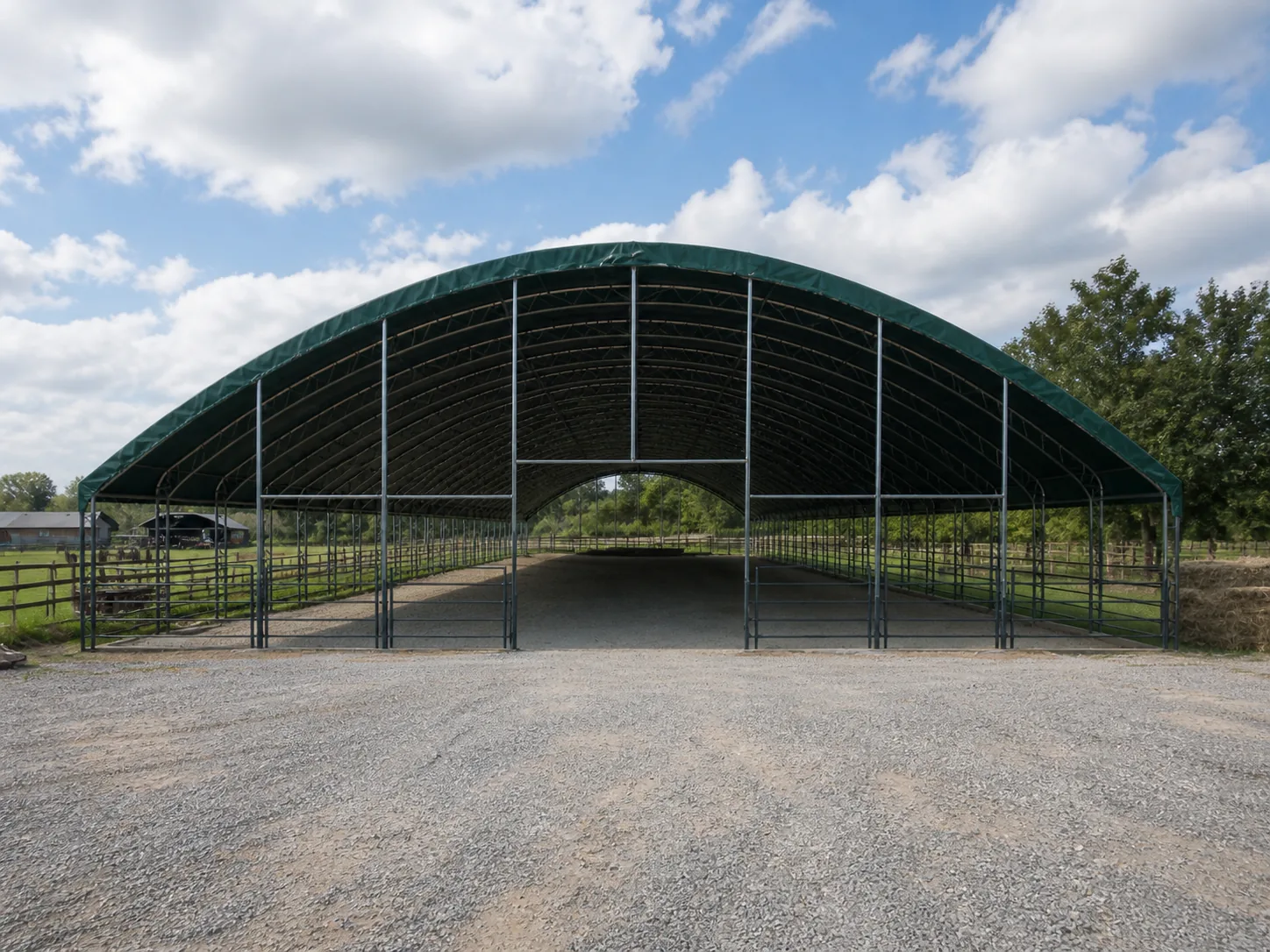Cobertura para Picadeiro 20 × 60 × 6,5 m