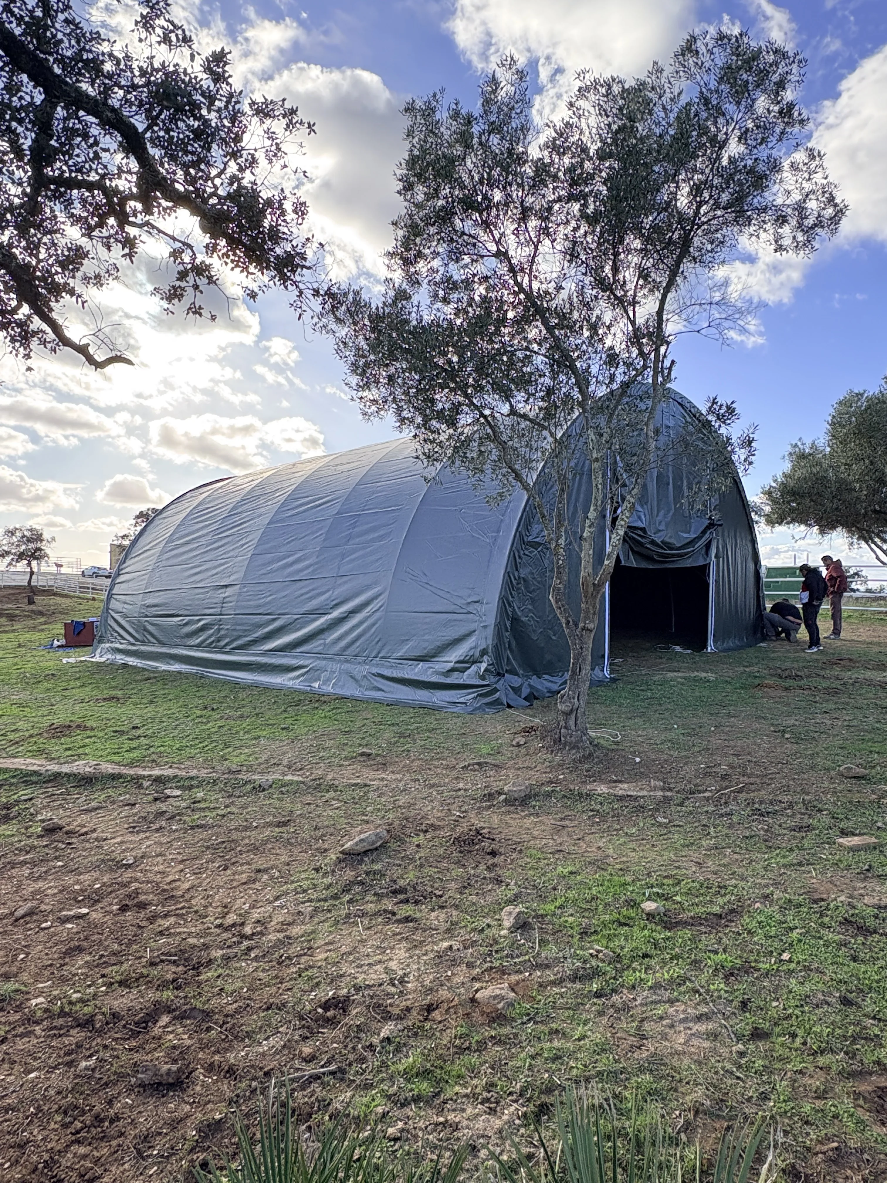 Tenda Agrícola 6,10 × 12,80 × 3,66 m