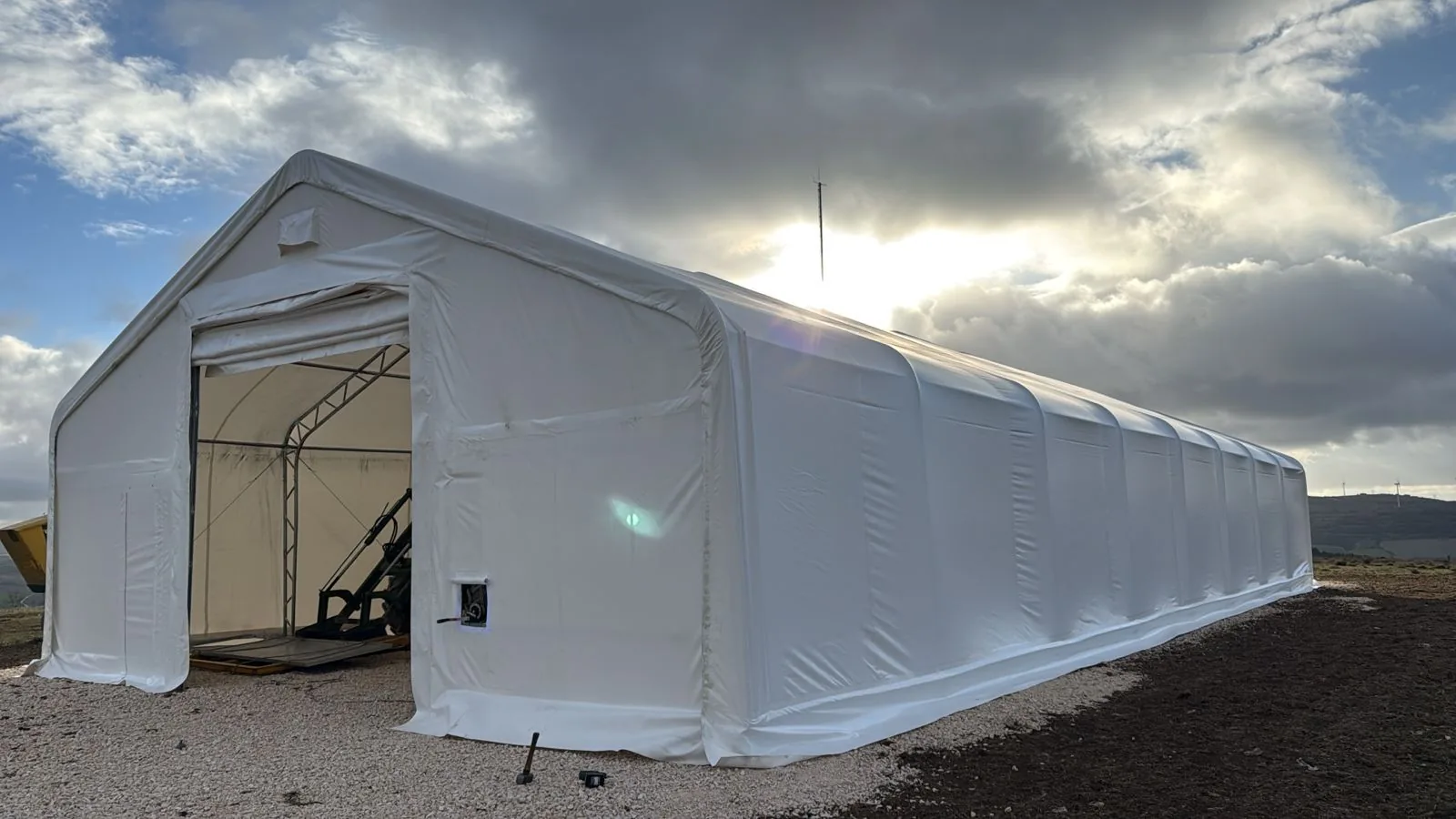 Tenda de Armazenagem 10 × 24 × 5,20 m