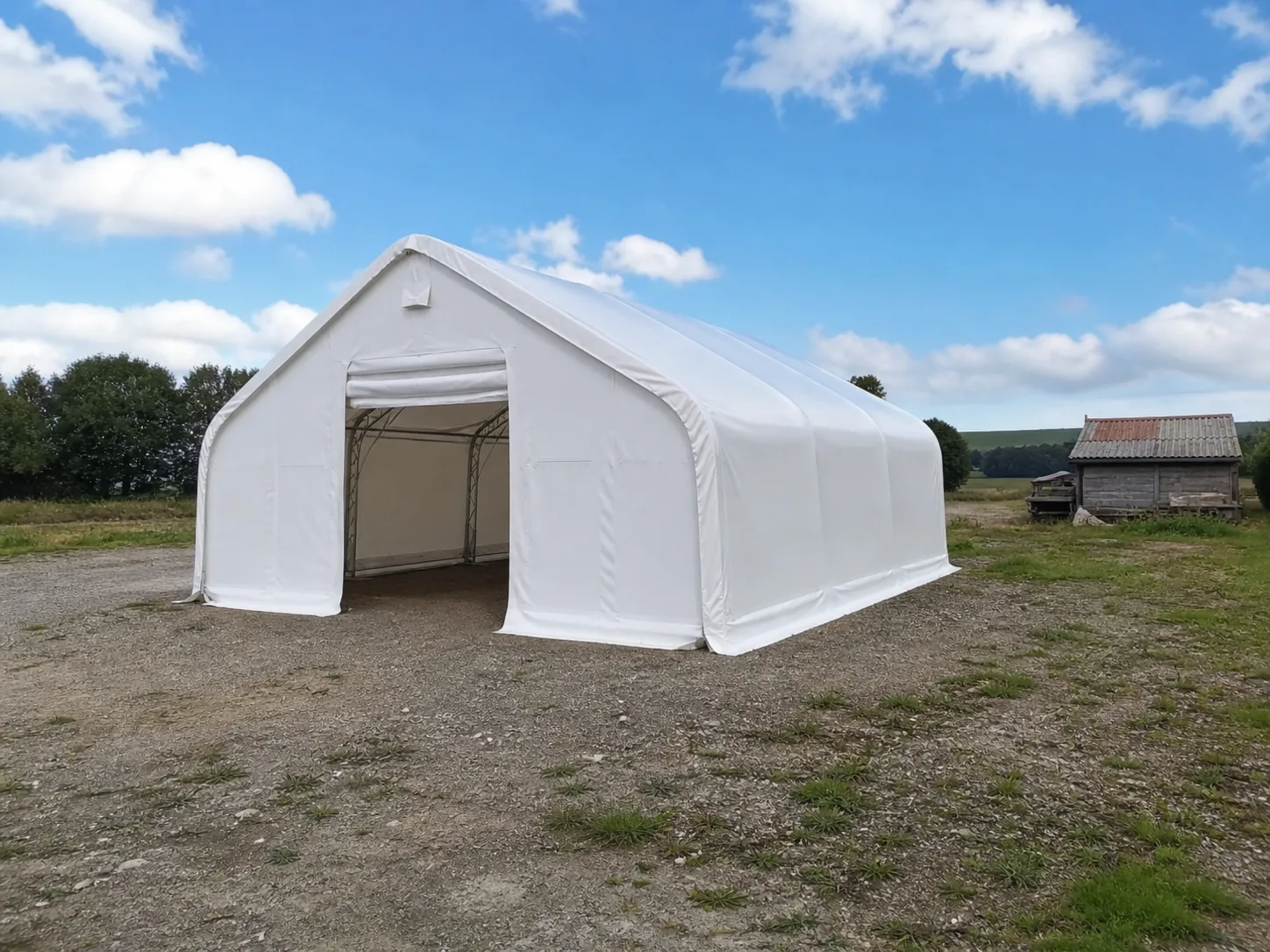 Tenda de Armazenagem 12,20 × 15 × 6,40 m