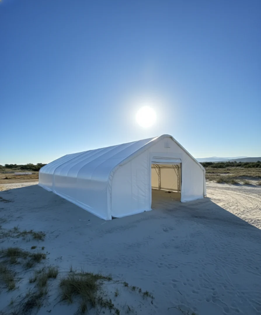 Tenda de Armazenagem 12,20 × 30 × 6,40 m