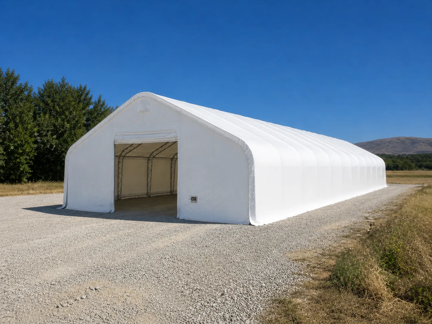 Tenda de Armazenagem 15,35 × 24 × 7,10 m