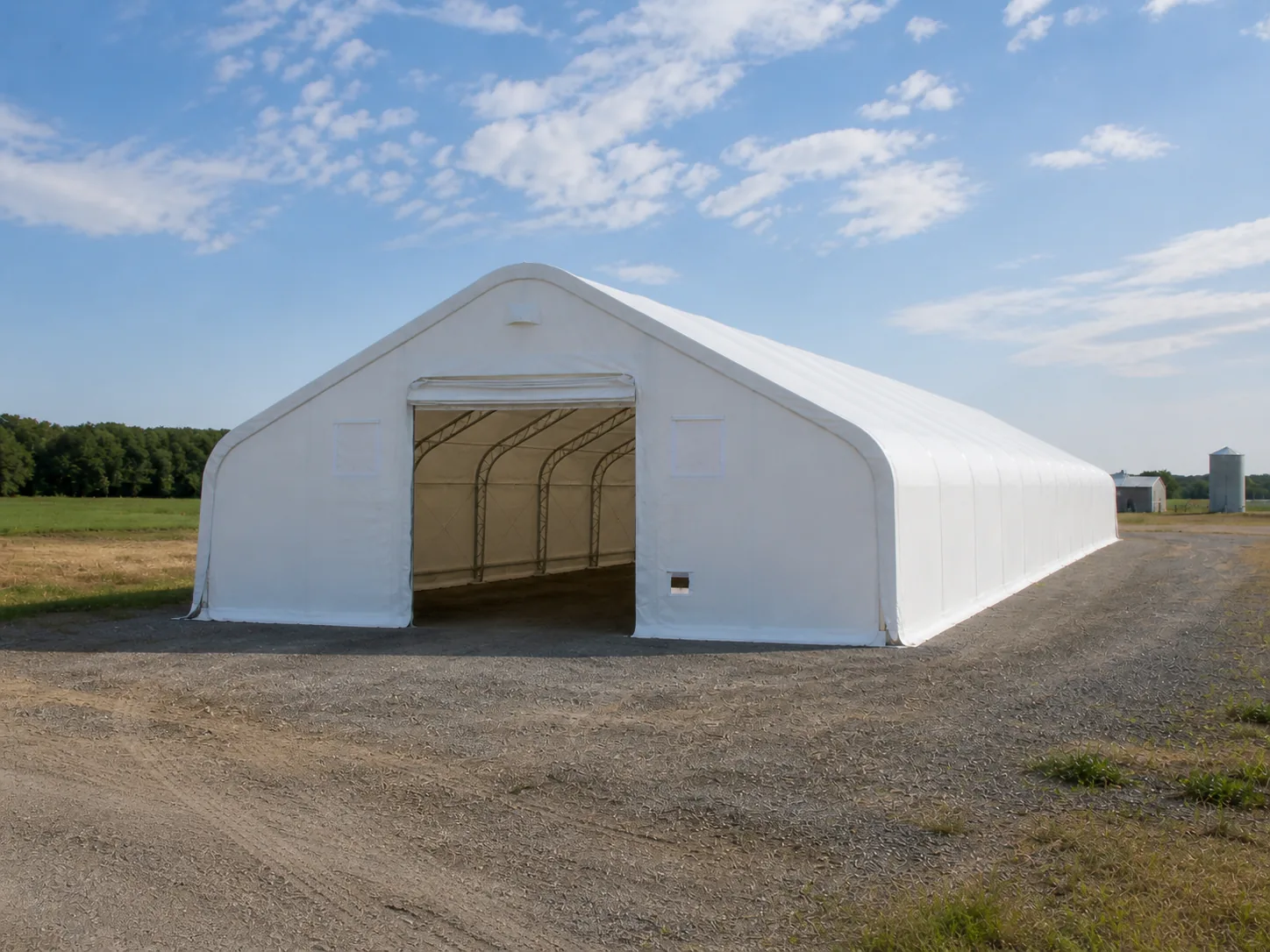 Tenda de Armazenagem 15,35 × 40 × 7,10 m
