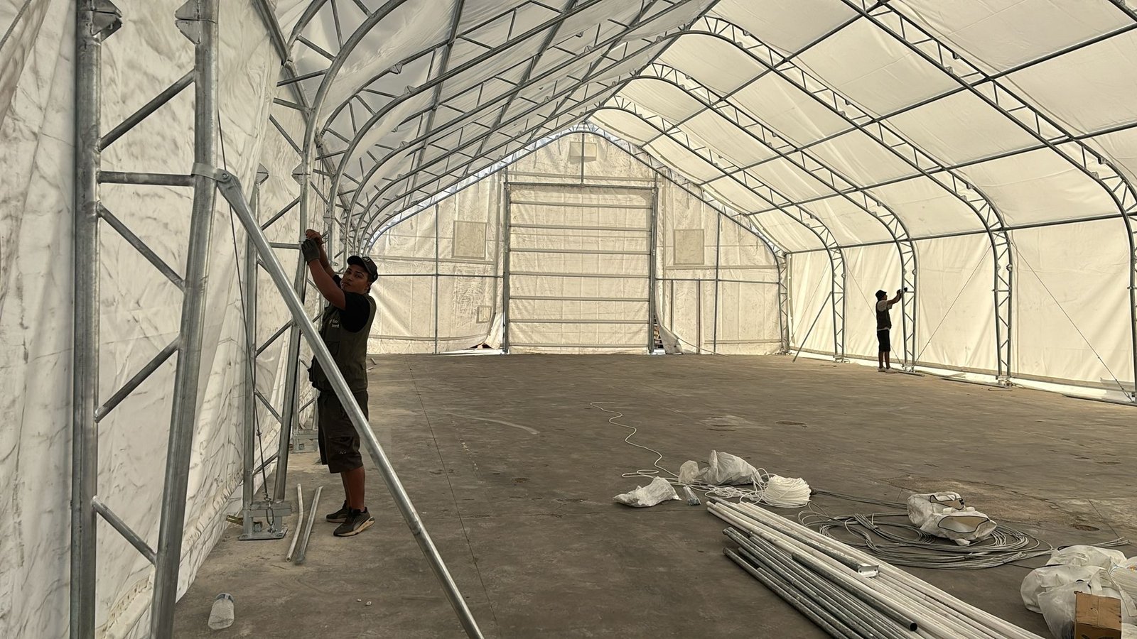 Tenda de Armazenagem em Valls