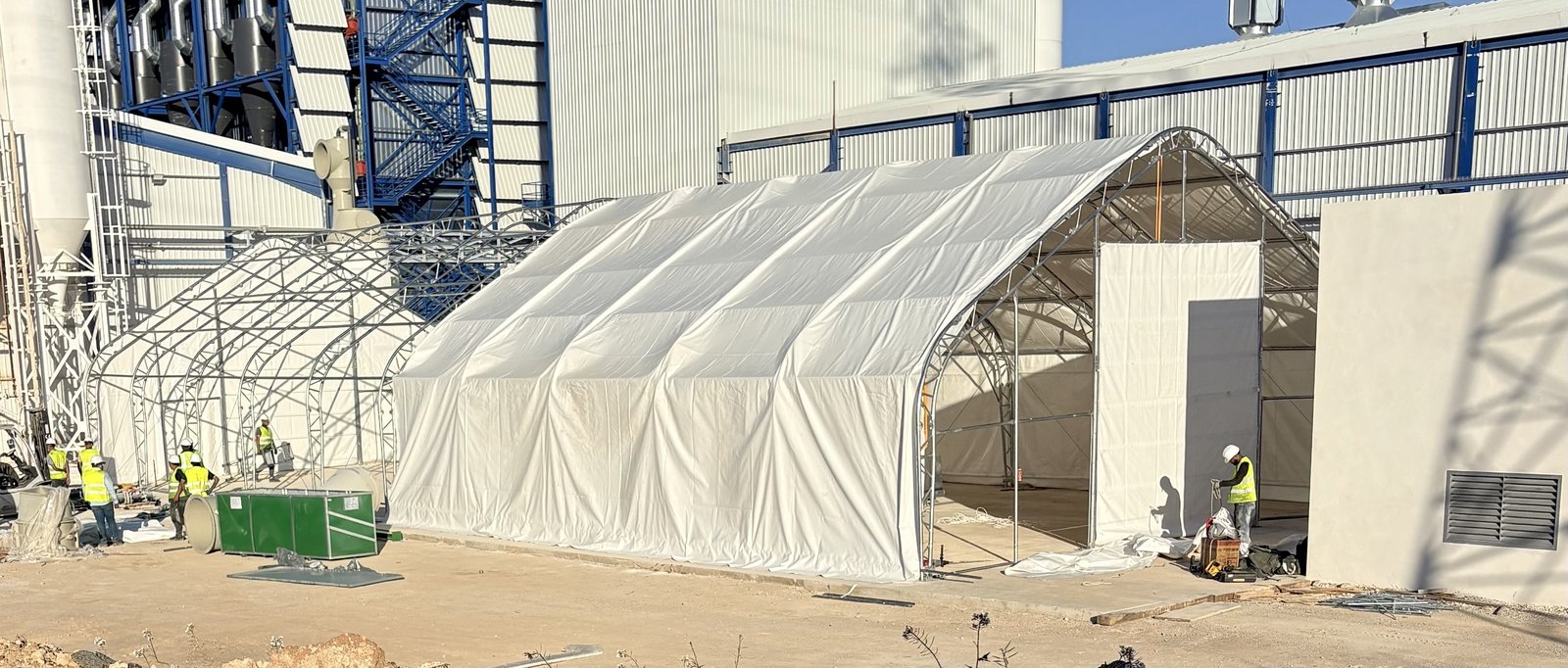 Tenda de Armazenagem para Valls Nutrición