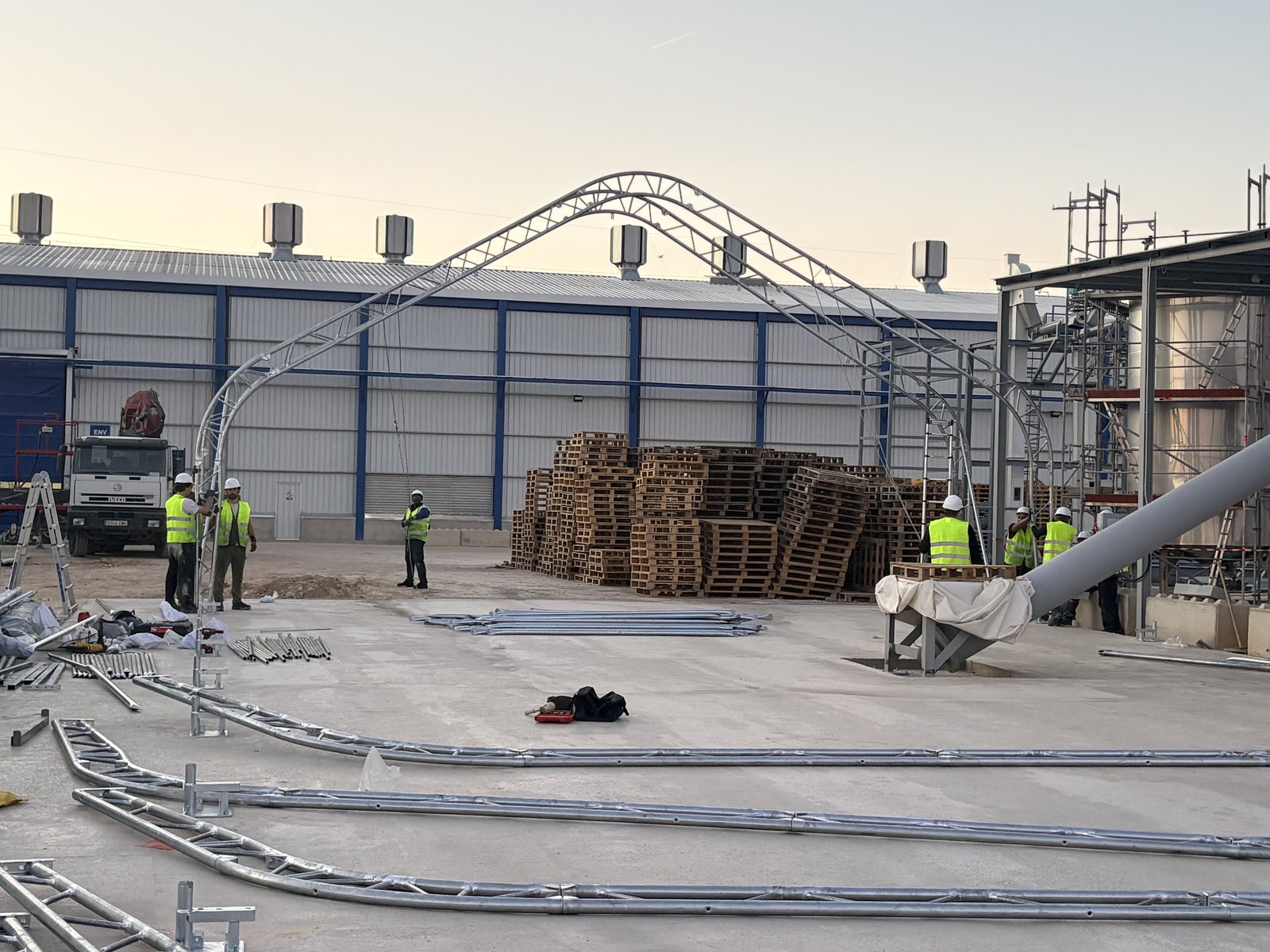 Tenda de Armazenagem para Valls Nutrición