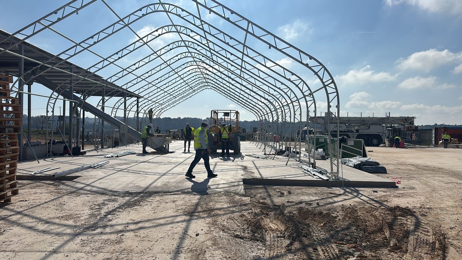 Tenda de Armazenagem para Valls Nutrición