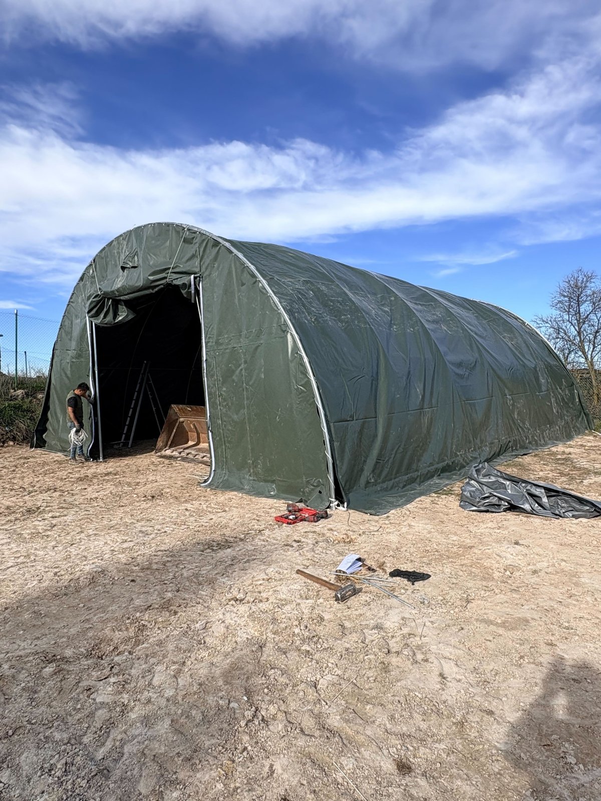 Tenda Agrícola em Villarejo del Espartal